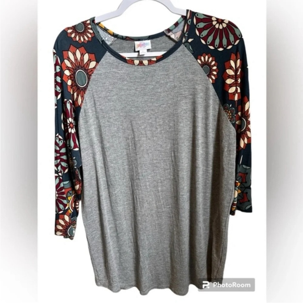 LuLaRoe Bold Colorful Flower
Women's Large Blouse
